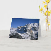 Sella Gruppe Winter Holiday Card Karte (Gelbe Blume)