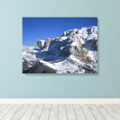 Sella Gruppe Winter Holiday Card Leinwanddruck (Insitu (Holzboden))
