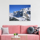 Sella Gruppe Winter Holiday Card Leinwanddruck (Insitu (Wohnzimmer))