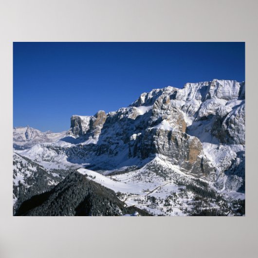 Sella Gruppe Winter Holiday Card Poster (Vorne)