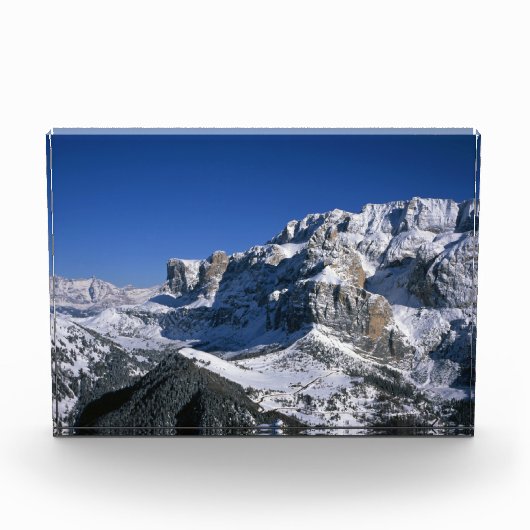 Sella Gruppe Winter Holiday Card Poster Fotoblock (Vorderseite)