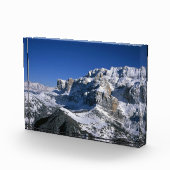 Sella Gruppe Winter Holiday Card Poster Fotoblock (Rechts)