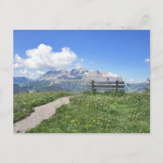 Sella Massif Corvara Italien Alta Badia Post Card Postkarte