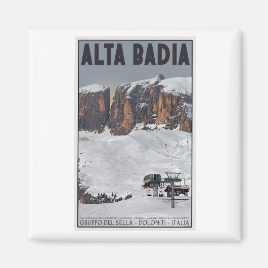Sella Ronda - Alta Badia Magnet (Vorne)