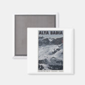 Sella Ronda - Alta Badia Run 20 Magnet (Vorderseite/Rückseite)