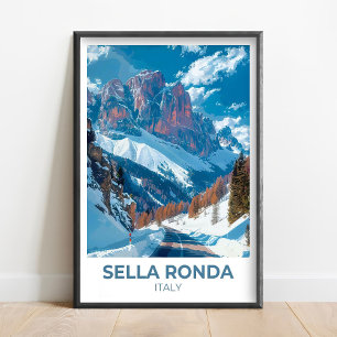 Sella Ronda Rundkurs - Val Gardena Poster - Sella