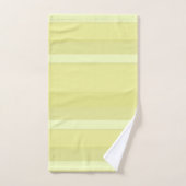 Sellerie-breites Streifen-Bad-Tuch-PastellSet Badhandtuch Set (Handtuch)