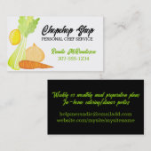 Sellerie Karottenlemon Obst Gemüse Geschäft ca... Visitenkarte (Vorne/Hinten)