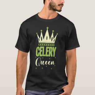 Sellerie Königin Gemüse Vegetarisch Vegan Leben T-Shirt