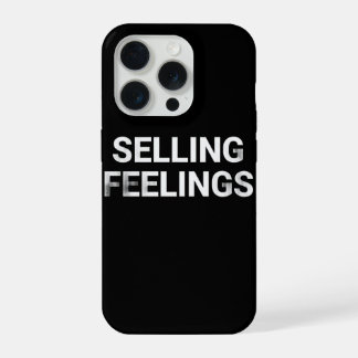 Selling Feelings Minimal Phone Case Dark Humor iPhone 15 Pro Hülle