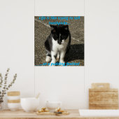 Selling toothpicks at a pudding festival... poster (Küche)