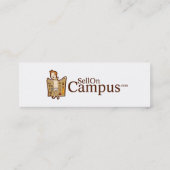 SellOnCampus Fahne Mini Visitenkarte (Rückseite)