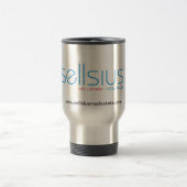 sellsius Logo-Reise-Tasse Reisebecher (Mittel)