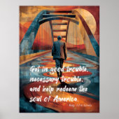 Selma-Brücke John Lewis Tribut Poster (Vorne)