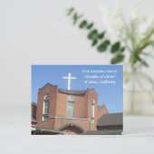 Selma Erste Christliche Kirche Posta Postkarte (Stehend Vorderseite)