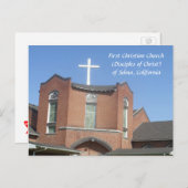Selma Erste Christliche Kirche Posta Postkarte (Vorne/Hinten)