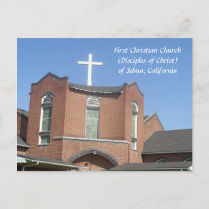 Selma Erste Christliche Kirche Posta Postkarte