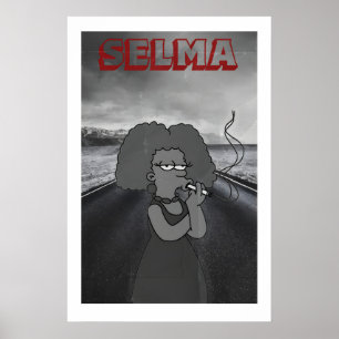 Selma Simpsons Movie Poster Kunst Druck Retro TV P