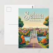 Selma USA Postkarte (Vorne/Hinten)
