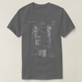 Selmer Saxophone Patent Saxophone Art Blueprint T-Shirt (Design vorne)