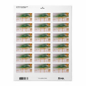 Selong Belanak Beach - Lombok - Indonesien Adressaufkleber (Vorne)