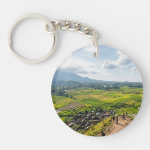 Selong Hill Sembalun Lombok Valley View Schlüssela Schlüsselanhänger