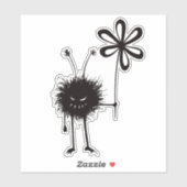 Selrd Evil Blume Bug Gothic Aufkleber (Blatt)