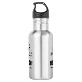 Selsbesegnet Melodeon Edelstahlflasche (Rückseite)