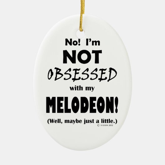 Selsbesegnet Melodeon Keramik Ornament (Vorne)