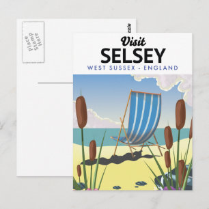 Selsey West Sussex England  Postkarte