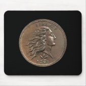 Selten 1793 U.S. Penny Mouse Pad Mousepad (Vorne)