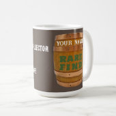 Selten Antique Collector Hoarder Barrel Kaffeetasse (VorderseiteRechts)
