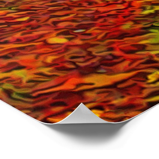 Selten benutzte Straße, Druck Poster (Ecke)