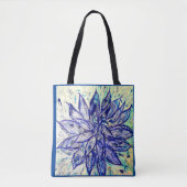 Selten Blue Dahlia Tasche (Vorderseite)