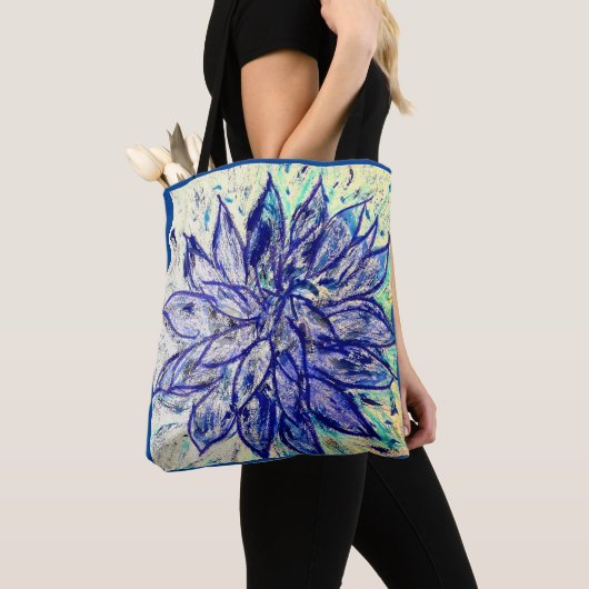 Selten Blue Dahlia Tasche (Von Nahem)