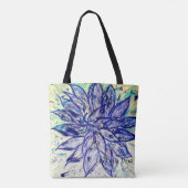 Selten Blue Dahlia Tasche (Rückseite)