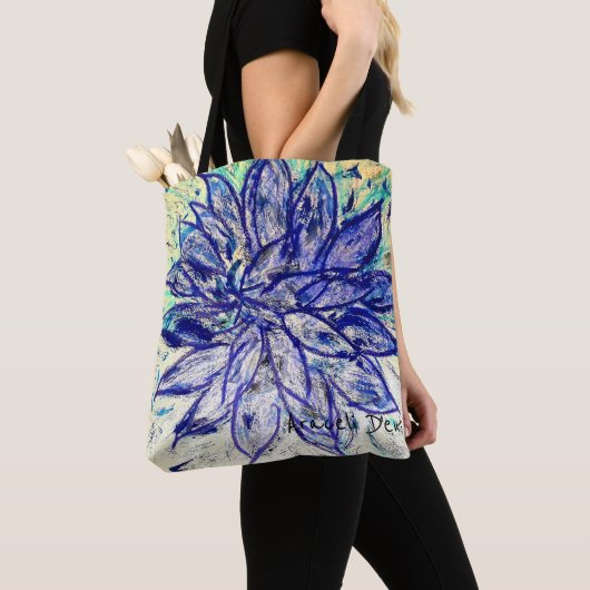 Selten Blue Dahlia Tasche (Von Nahem)