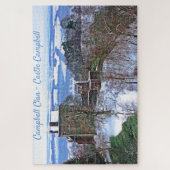 Selten Campbell Clan Burg im Snow Puzzle (Vertikal)