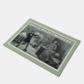 Selten Dr. Jekyll und Mr. Hyde Transformation Post Fußmatte (Schrägansicht)