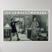Selten Dr. Jekyll und Mr. Hyde Transformation Poster (Vorne)