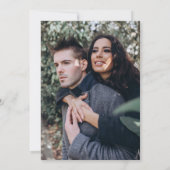 Selten gibt es Schatten - Einladung zum Hochzeitse (Rückseite)