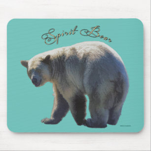 Selten Kermode Bear Wildlife Art Design Mousepad