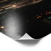 Selten-Pittsburgh nachts mit Feuerwerken Fotodruck (Ecke)