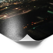 Selten-Pittsburgh nachts mit Feuerwerken Fotodruck (Ecke)