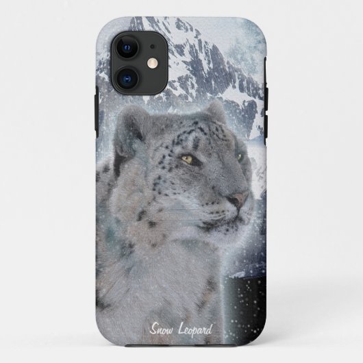 Selten Snow Leopard Big Cat Wildlife iPhone 5 Fall Case-Mate iPhone Hülle (Rückseite)