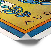 Selten Vintag Century Magazine Poster (Ecke)