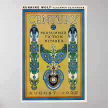 Selten Vintag Century Magazine Poster