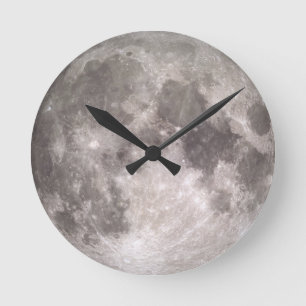 Selten Vollmond an Weihnachten Runde Wanduhr