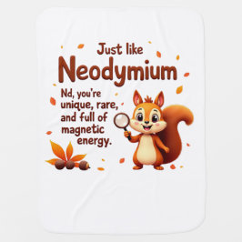 Selten wie Neodymium - Niedlicher Eichhörnchen-Ern Babydecke