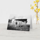 Selten Zahns Airport Weihnachtskarte Karte (Gelbe Blume)